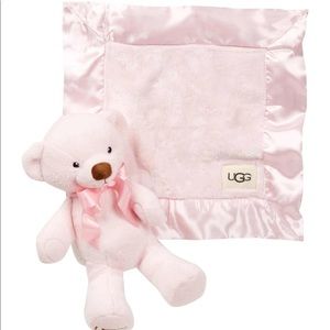 UGG Bedding - Ugg Baby Bear & Blanket Pink Gift Set NIB NEW UGG Bedding - Ugg Baby Bear & Blanket Pink Gift Set NIB NEW